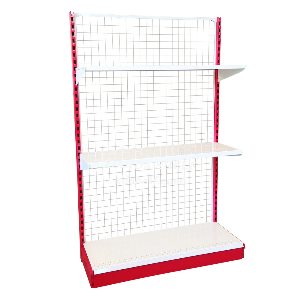 Wall Shelf Supermarket Store Lozier Wooden Display Rack Gondola Price Retail Shelving